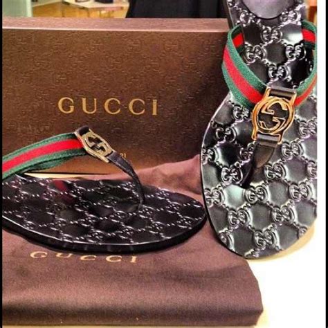 gucci flip flops ioffer|gucci flip flops for cheap.